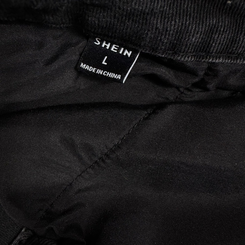 Republic Denim Jeans Mens L Black Wide Leg Baggy Cargo Pants Streetwear 34x29 - Picture 8 of 8